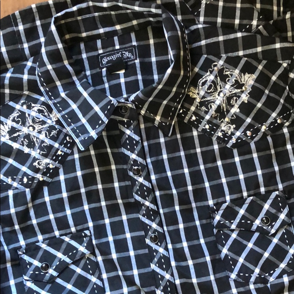 Cowgirl Up Pearl snap shirt